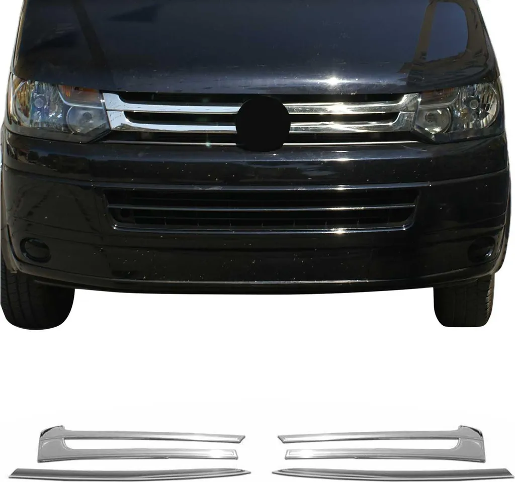 Modanature Griglia VW Transporter T5 2010-2015 Cromo Argento 4x - Styling