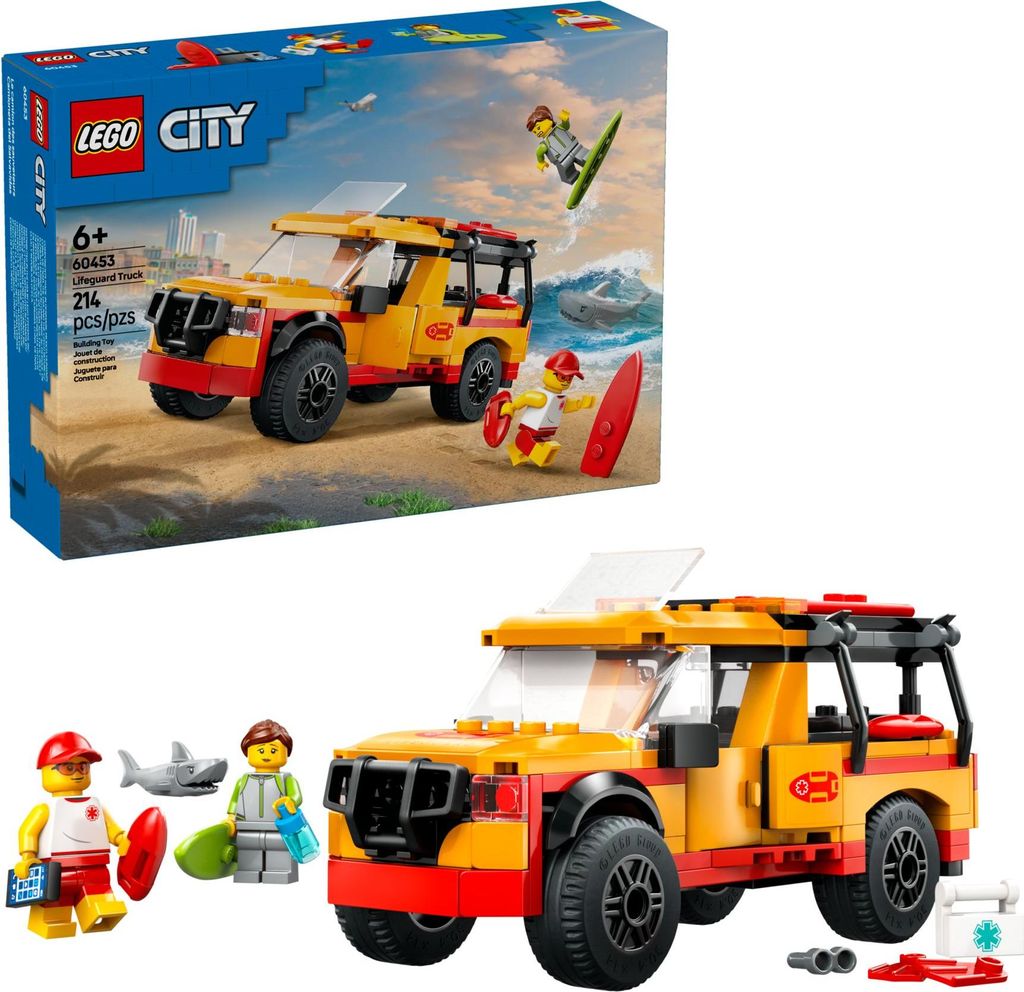 LEGO City Záchranné auto pre plavčíka, Stavebnica, 6 rok / Obrázok produktu 