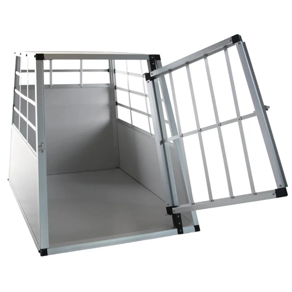 Cage de coffre voyage pour chien Top Mast AutoBench en aluminium gris - 3