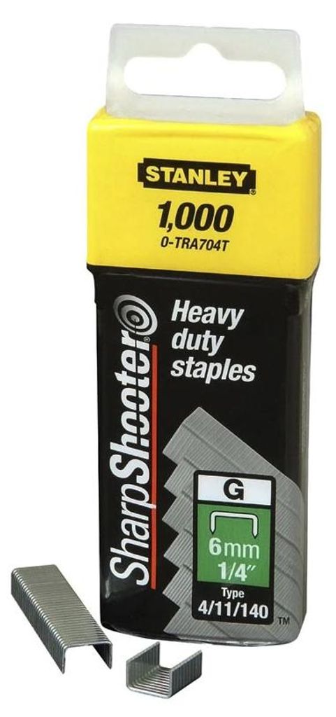Agrafes 10 mm type G boîte de 5000 - STANLEY - 1-TRA706-5T Image du produit 