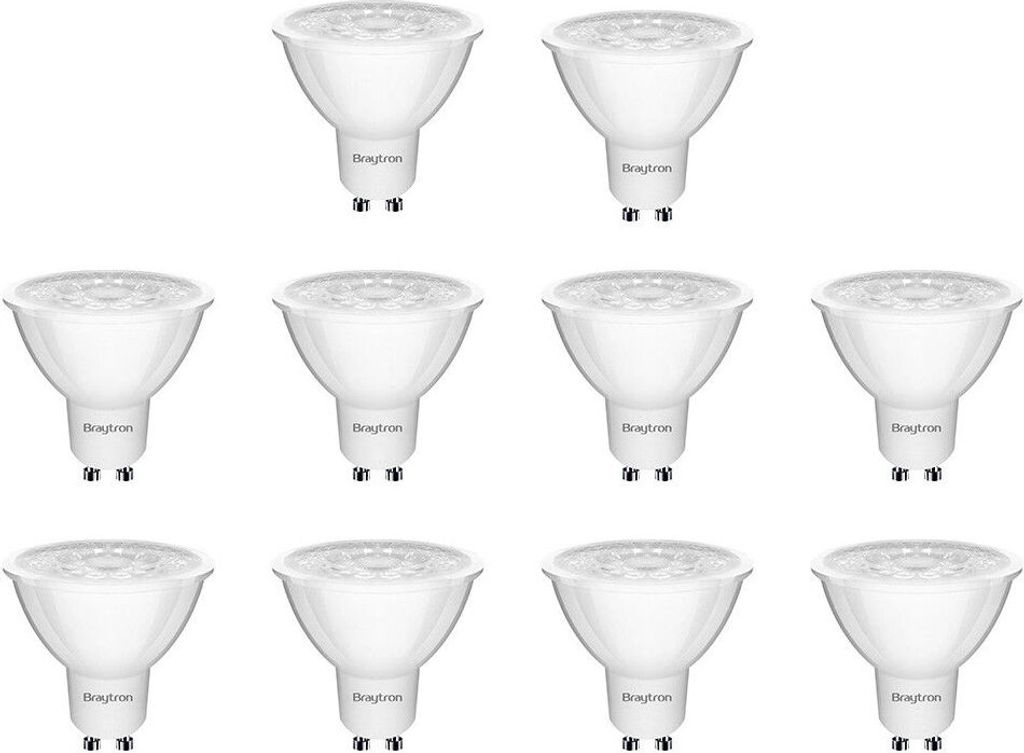 10x Sparangebot 5W GU10 LED Leuchtmittel SMD 120° Grad 360 Lumen Spot Strahler Neutralweoß