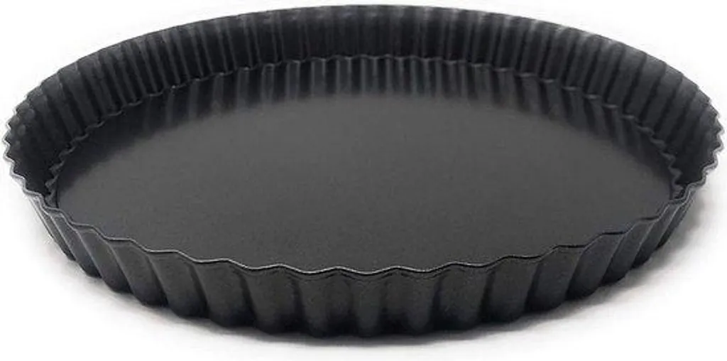 Moule à tarte en acier au carbone rouge 20 cm avec revêtement lisse