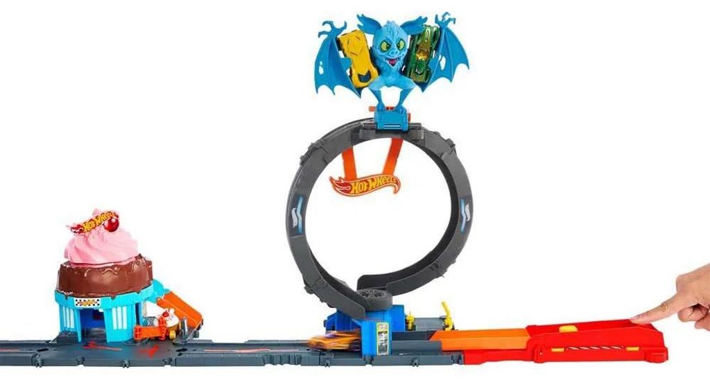 Hot Wheels City Nemesis Bat vs Tire Shop Produktbild 