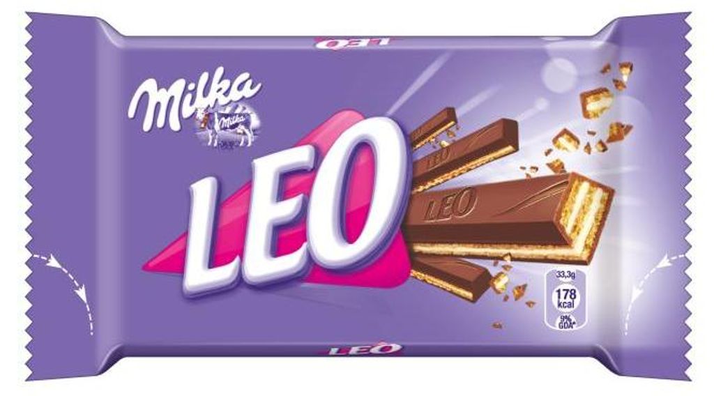 Milka - Leo Milchschokoladenriegel, 33 g Produktbild 