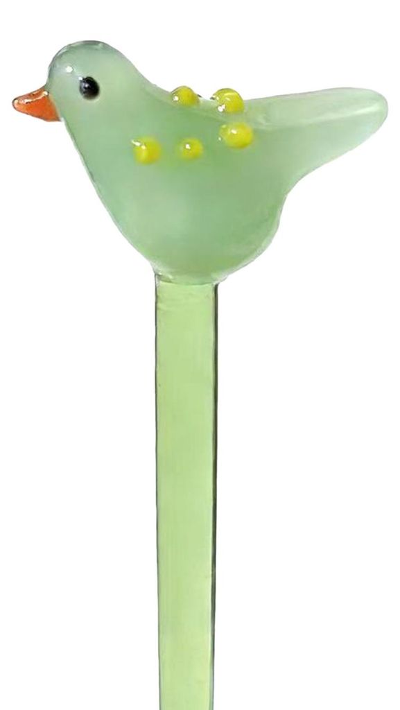 Handgeblasene Mini-Glasfiguren, Sammlerstücke: Winzige Biene, Vogel, Libelle, Schmetterling, Skulptur mit Stiel, ideal als Geschenk für Zuhause, ...