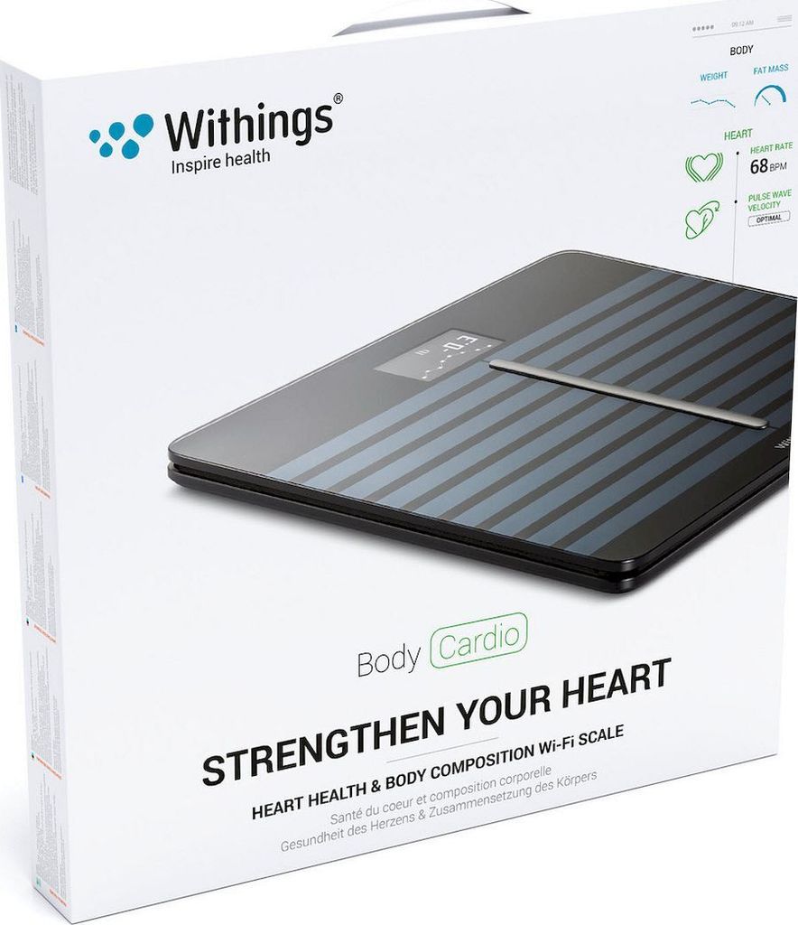 Withings Body Cardio WiFiWaage Anzeige Gesundheitszustands Produktbild 6