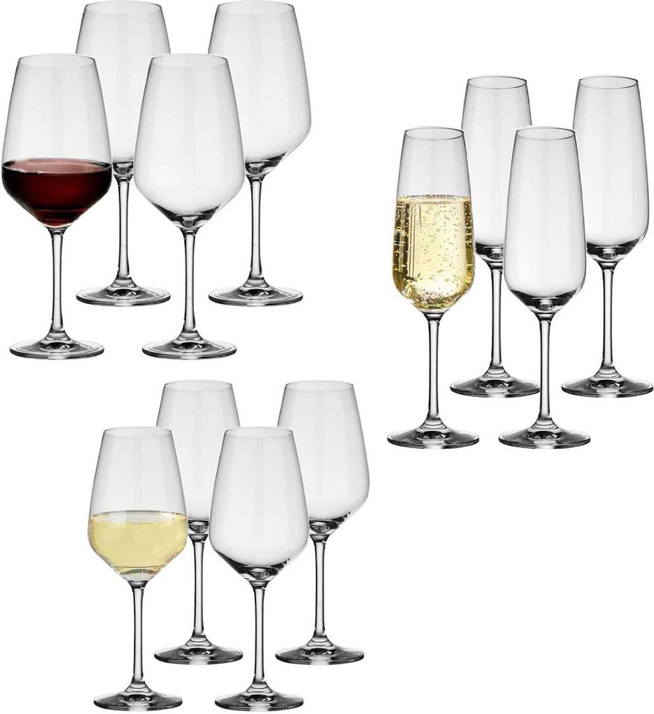 Villeroy & Boch Voice Basic Glas Wein- und Sektgläser Set Produktbild 