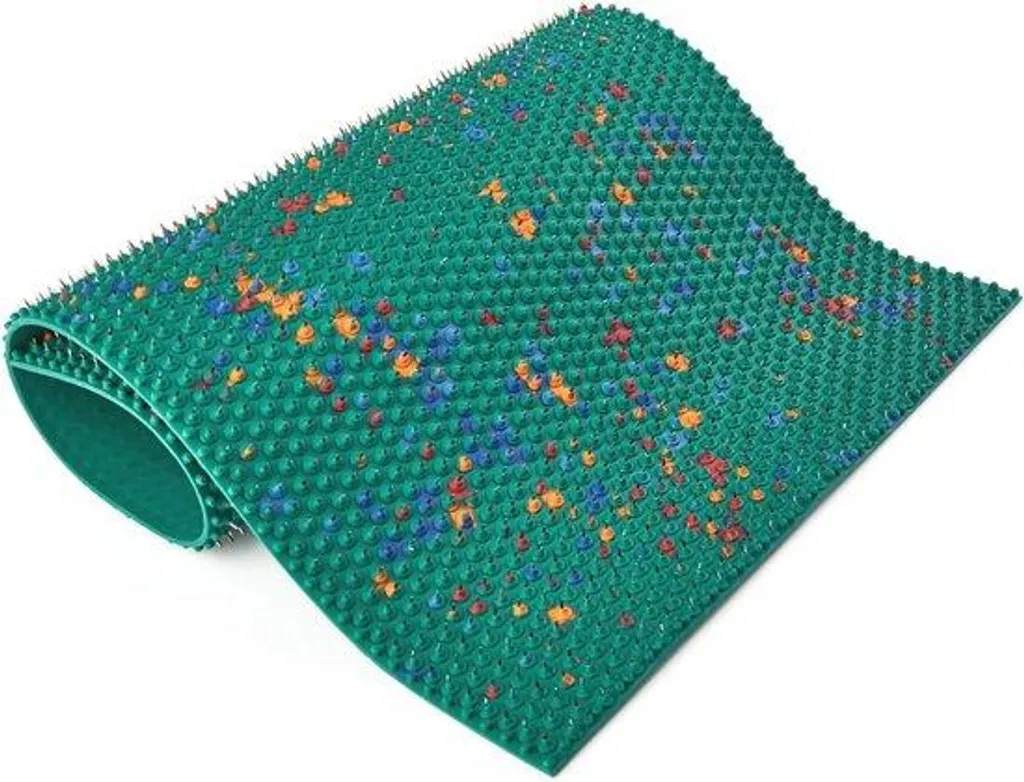 Tapis d'acupression Lotus 73cm pour soulager le mal de dos et cervicales