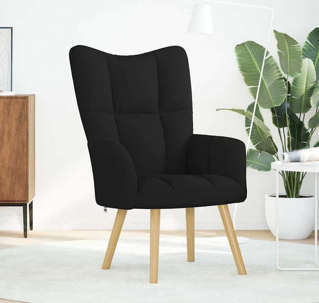 "SALE 2026"Relaxsessel - Modernes Design - TV-Sessel - Einzelsofa - Schwarz Stoff - Couchsessel DE9694052