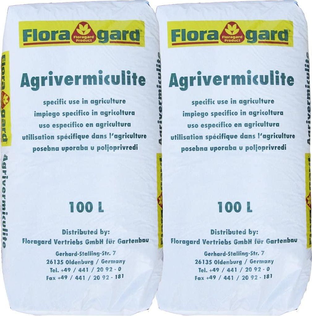 Floragard Vermiculite, 2 x 100L, Substratverbesserer, Produktbild 