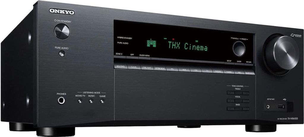 Onkyo TX-NR6100 AV-Receiver 7.2 Kanäle 210W Schwarz 8 HDMI Produktbild