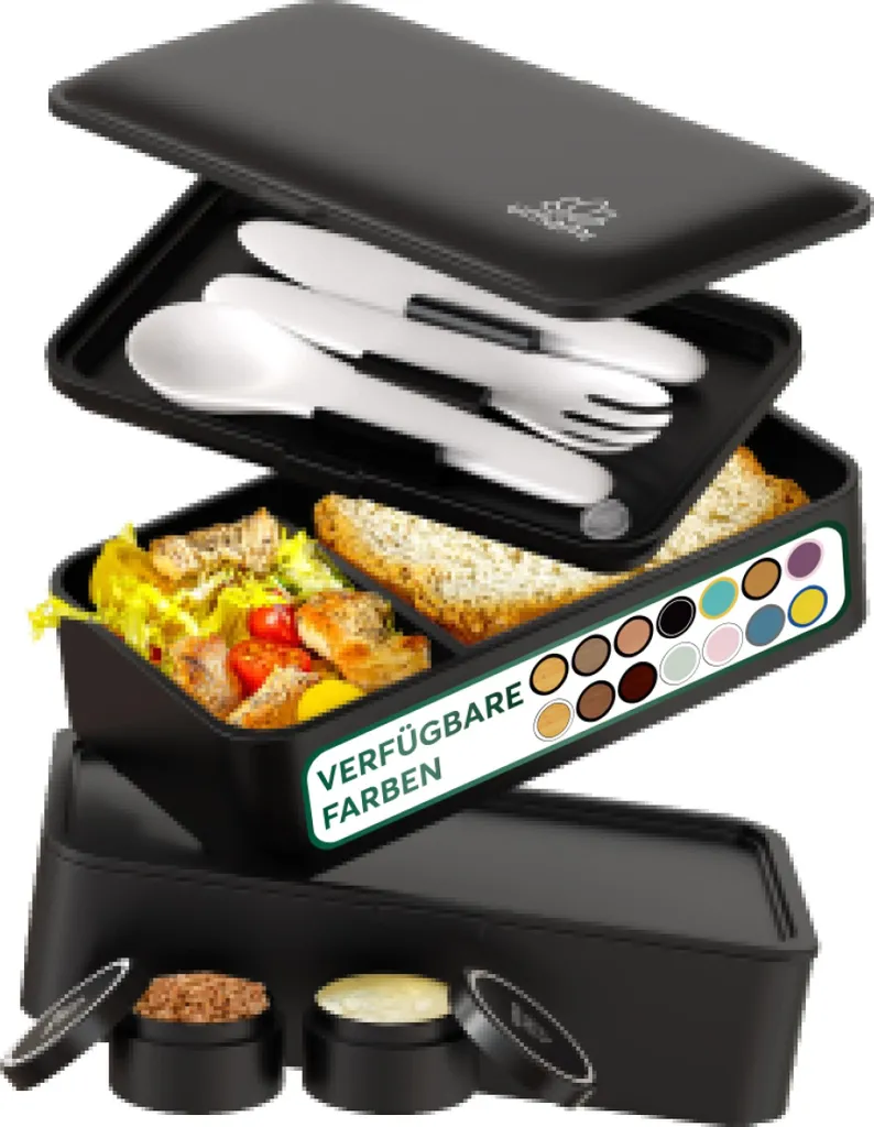 Porta Pranzo Umami Eco Bento 1.2L: Sostenibile e Riutilizzabile