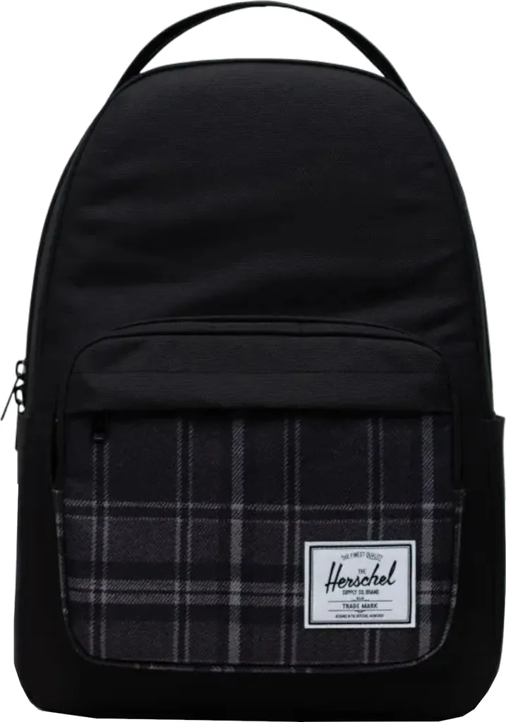 Sac à dos Herschel Miller Noir anti-douleur dos - Ergonomie renforcée