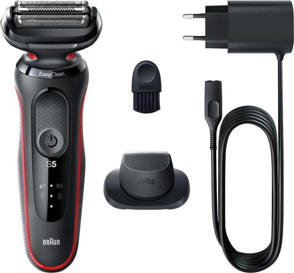 Braun Series 5 51-R1200S - Folienschaber - Schwarz - Rot - Obrázek produktu 
