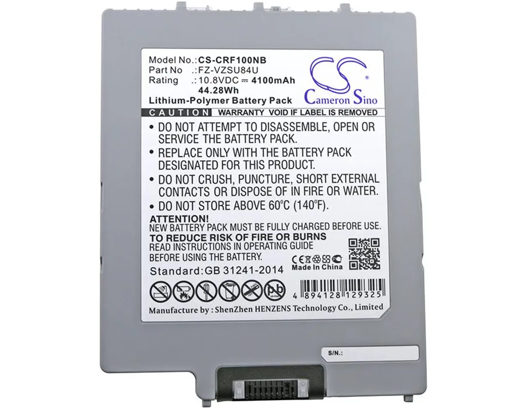 Batterie de remplacement pour PC portable 4100 mAh Lithium-ion 11.4V