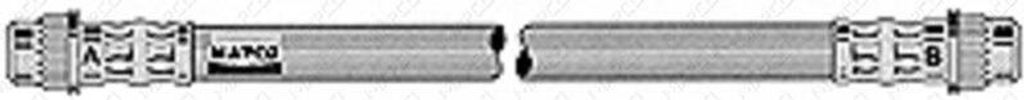 Bremsschlauch HA rechts, PEUGEOT 206, OPEL VIVARO, RENAULT TRAFIC II