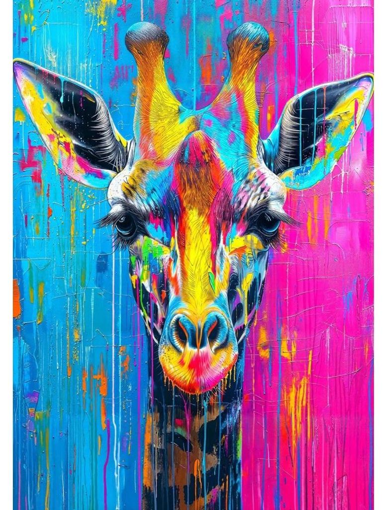 GENIESSE Puzzle Painted Giraffe 1000 dlks