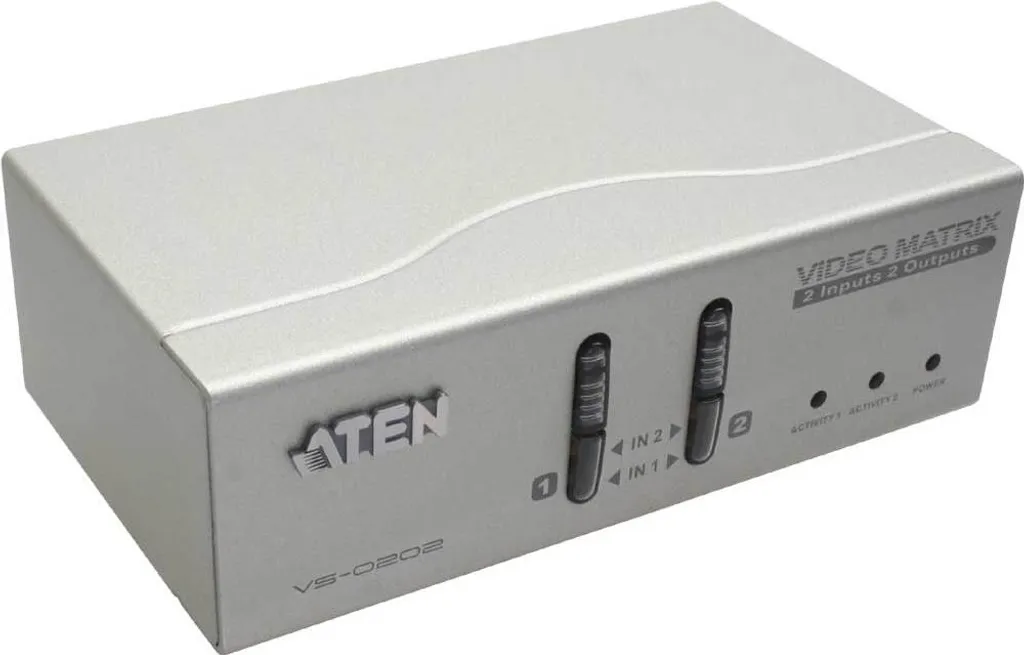 Aten VS0202 Matrice VGA 2x2 : Gérez deux PC sur deux écrans sans câbles