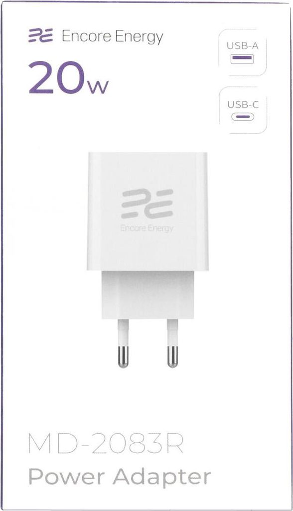 Netzladegerät 20W PD 3.0 Quick Charge 4.0 USB-A USB-C Produktbild 