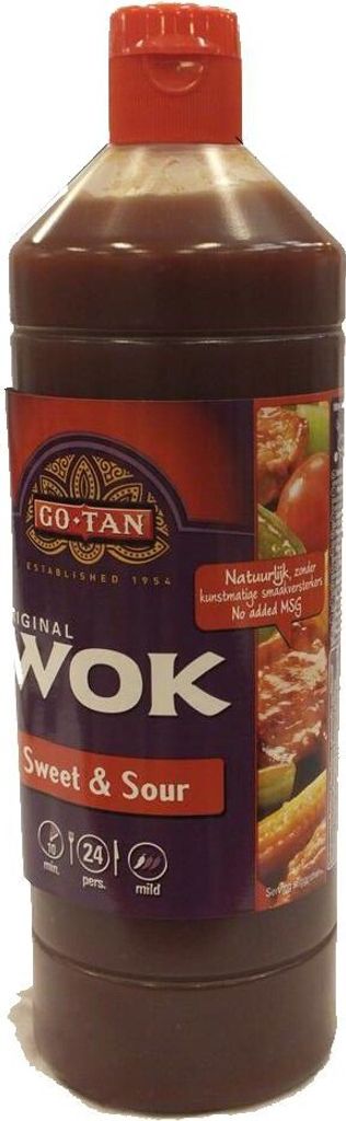 Go-Tan Original-Wok Soße süß-sauer 1 Liter