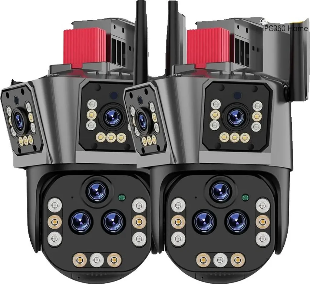 Double Caméra IP WiFi 10K Zoom x20 Haute Précision - Alimentation Prise EU
