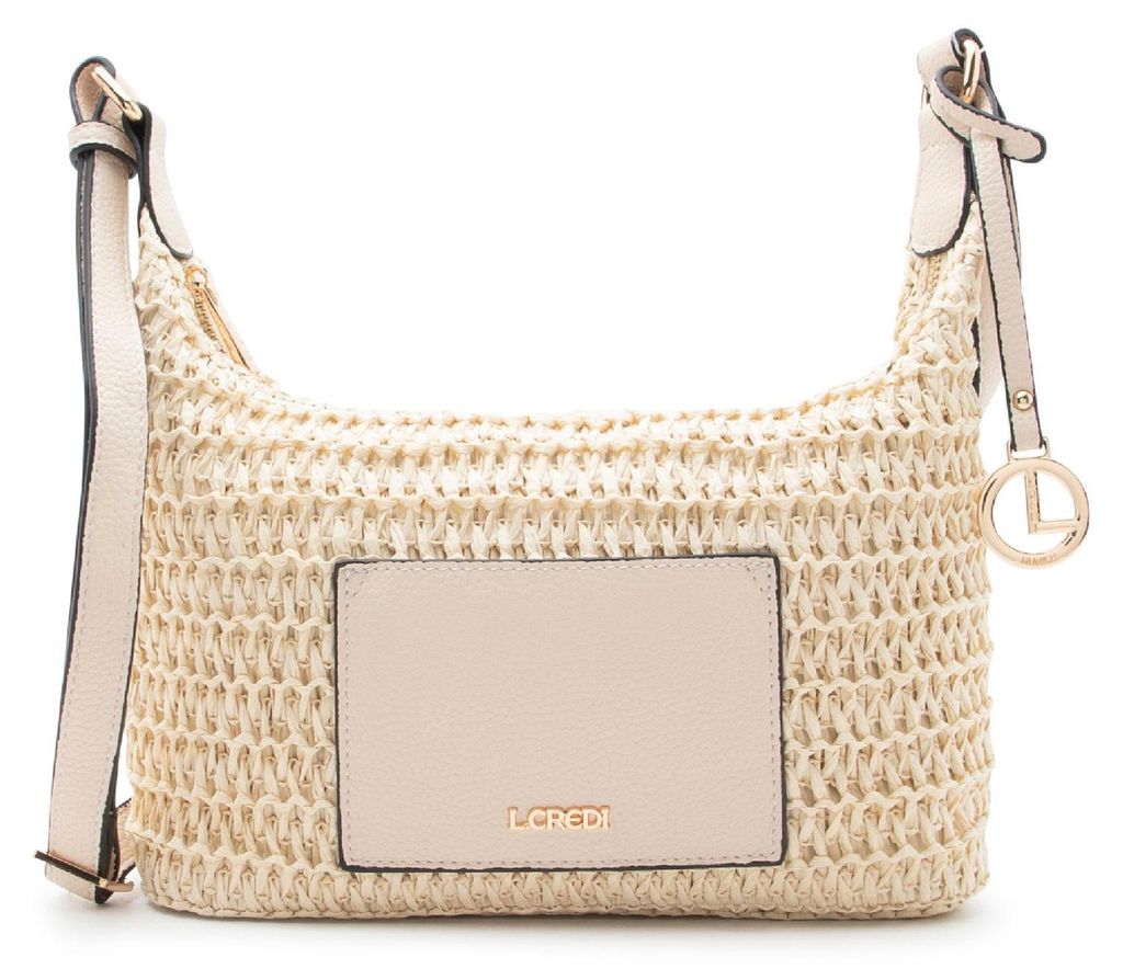 L.CREDI Umhängetasche Ramina Crossbody Bag White Sand beige