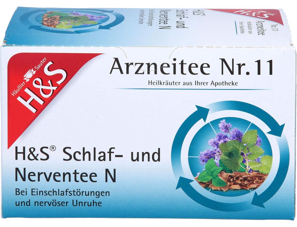 H&S Schlaf- und Nerventee N Arzneitee Nr. 11 Filterbeutel, 20 St. Filterbeutel