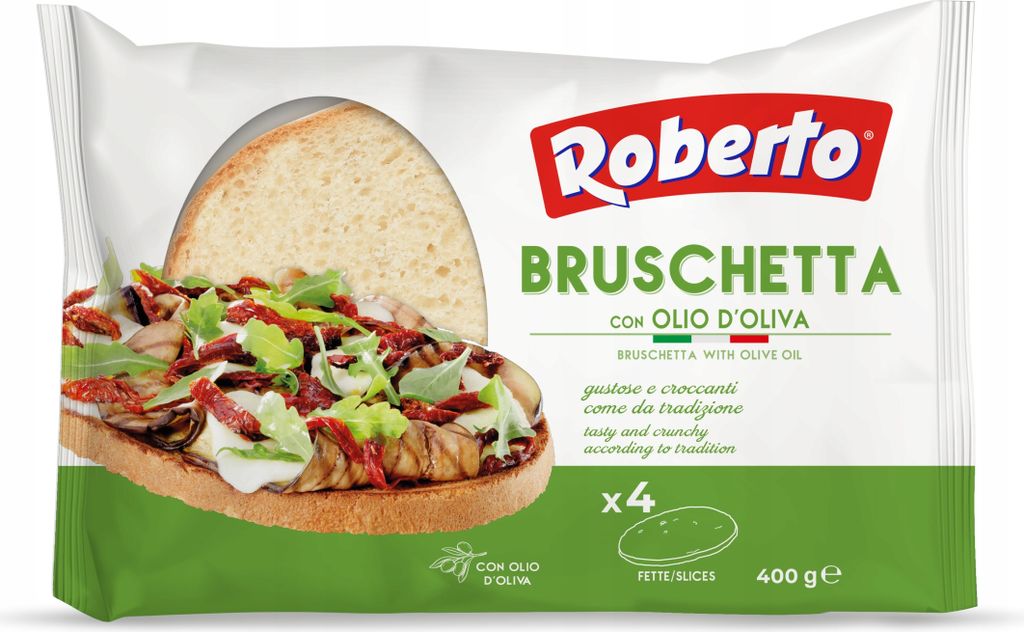 Pan Bruschetta Brot 400g - Roberto Produktbild 
