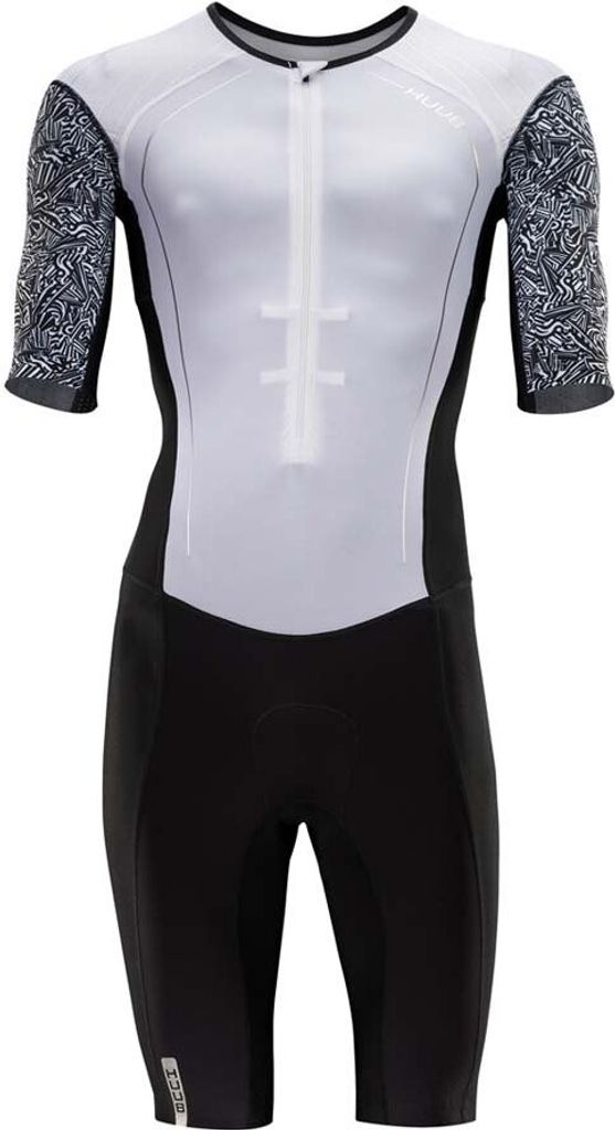 Huub Sub7 Lc Kurzarm-trisuit Weiß S Mann Weiß S