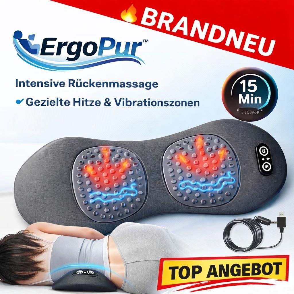 ErgoPur™ Rücken Massagegerät Ischias Bandscheiben Produktbild 