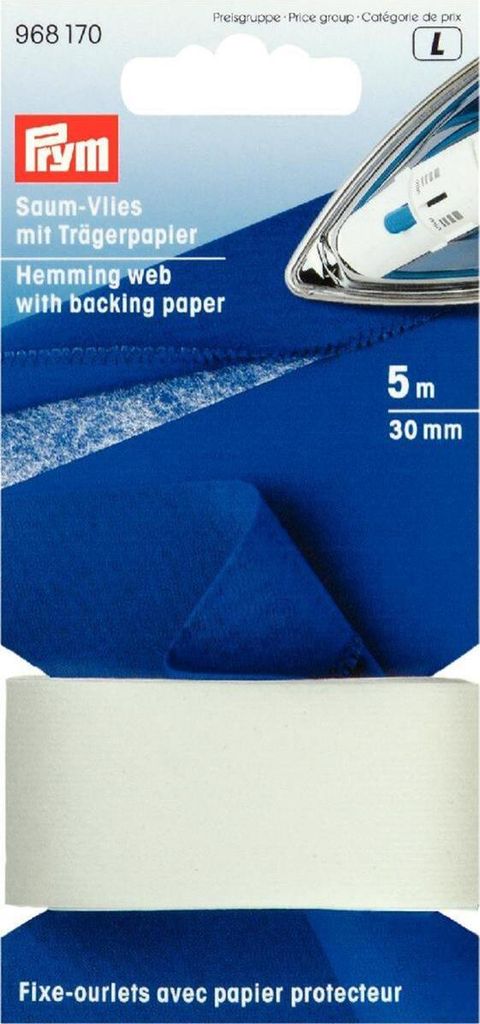 Prym 19681700, Taśma do obszywania, Biały, Poliamid (PA), Zdjęcie produktu 
