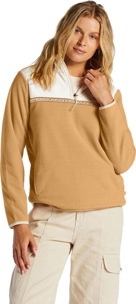 Billabong Boundary Lite Fleece Mit Halbem Reißverschluss Beige XS Frau Beige XS