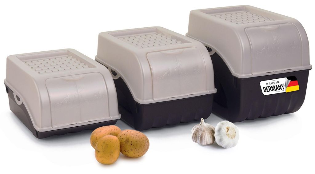 Novaliv Gemüsebox Set perlmut Kartoffel Aufbewahrungsbox Produktbild 