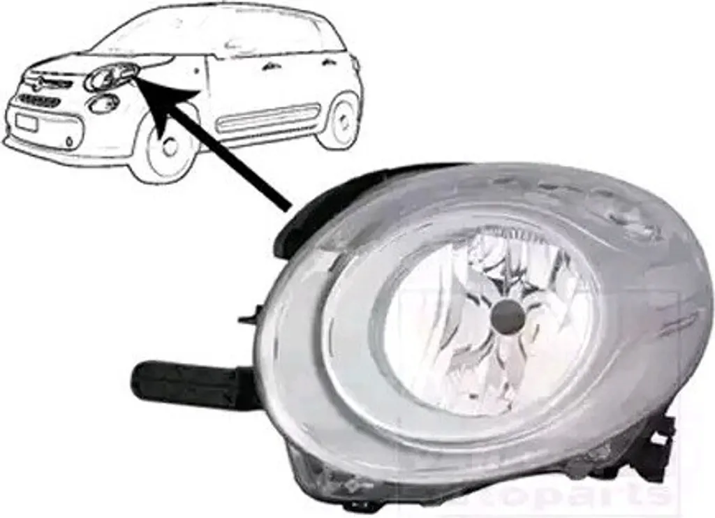 Faro Anteriore SX Fiat 500L Van Wezel 1609963 | Spedizione Pronta