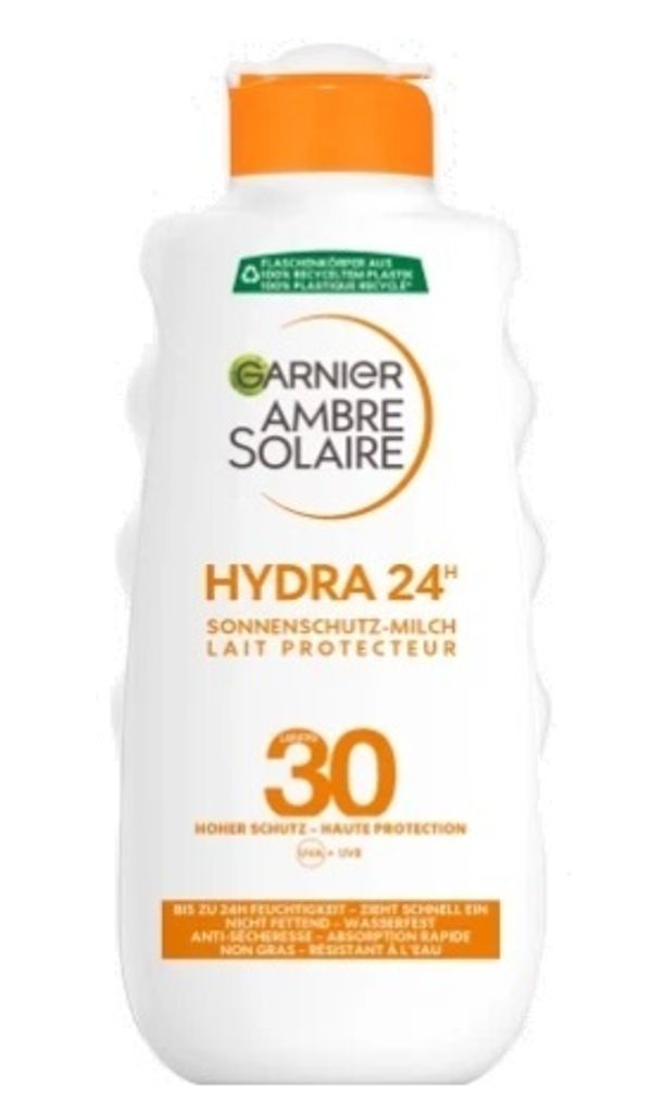 Garnier Ambre Solaire Hydraterende Zonnemelk SPF 30 200 ml Produktbild 