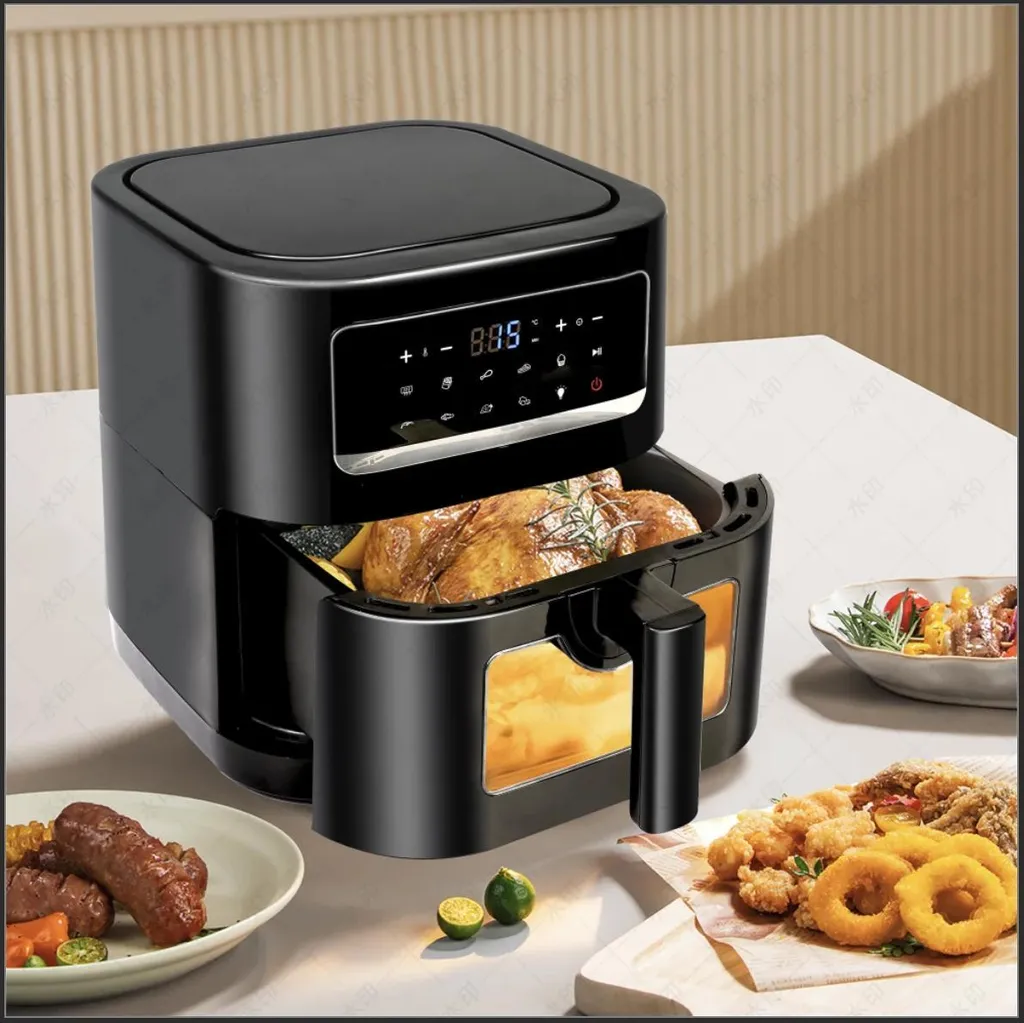 Friteuse air chaud 7L silencieuse 10 programmes avec écran tactile LED