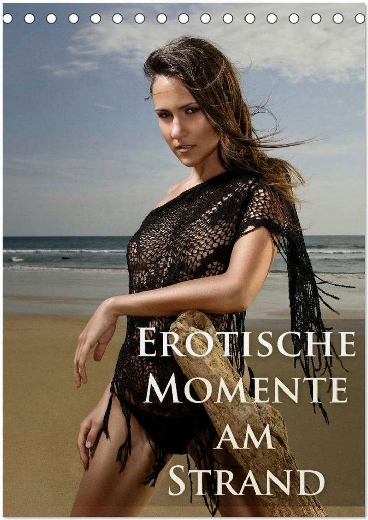 Erotische Momente am Strand (Tischkalender 2026 DIN A5 hoch), CALVENDO Monatskalender