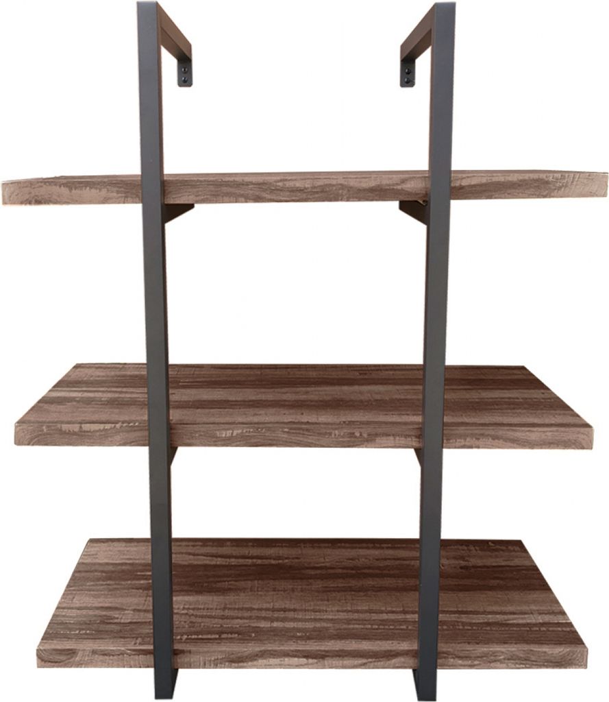 Wandregal Leiter Tough - Wandregal Bücherregal - Wandschrank - Industriell - 3 Lagerregale