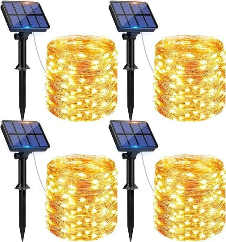 Guirlande Solaire Extérieur : Éclairage Étanche Sans Fil pour Balcon et Jardin