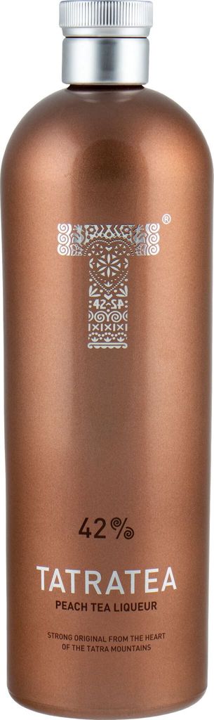 Likier Tatratea Peach 0,7L - Pfirsichlikör | Likör Produktbild 