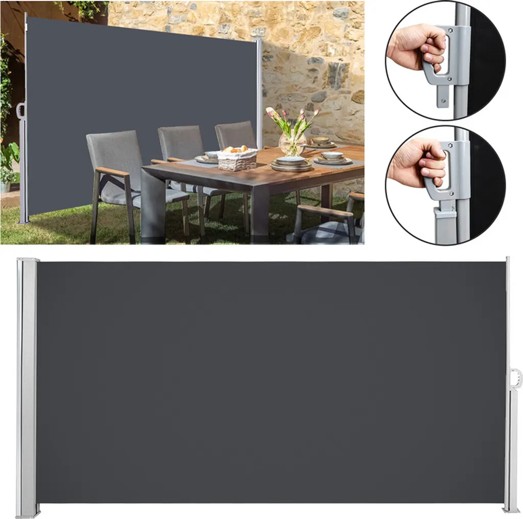 Trasforma il Balcone con TolleTour Tenda Laterale Grigio Antracite