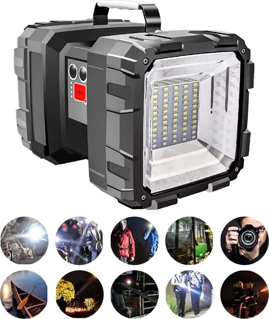 LED Handscheinwerfer Doppelkopf Taschenlampe | Kaufland.de