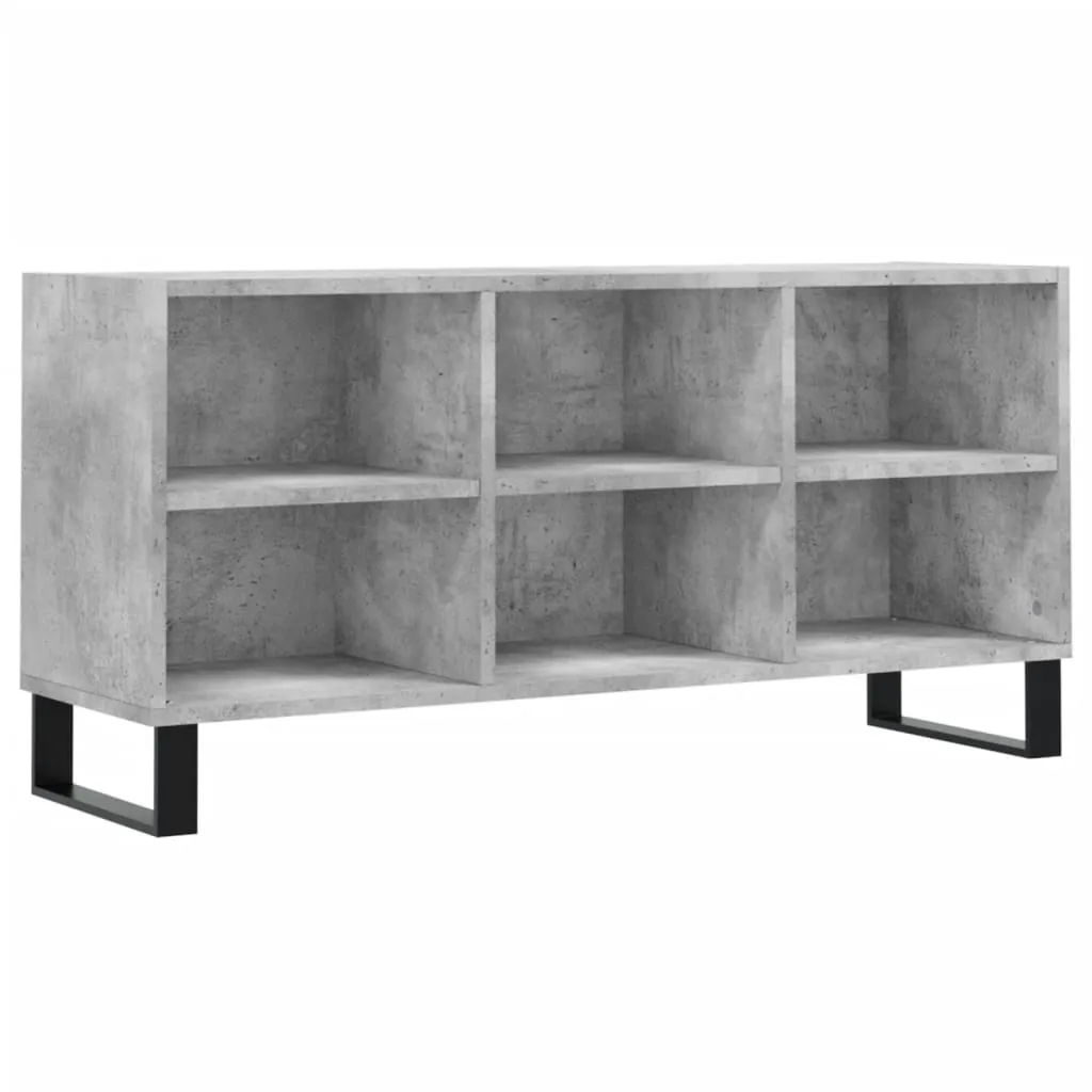 Porta TV Industrial Grigio Cemento 103 cm - Top Design 2026