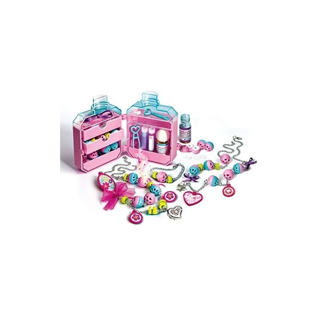 Clementoni Crazy Chic Charms Parfumés - Coffret Création de Bijoux - 9