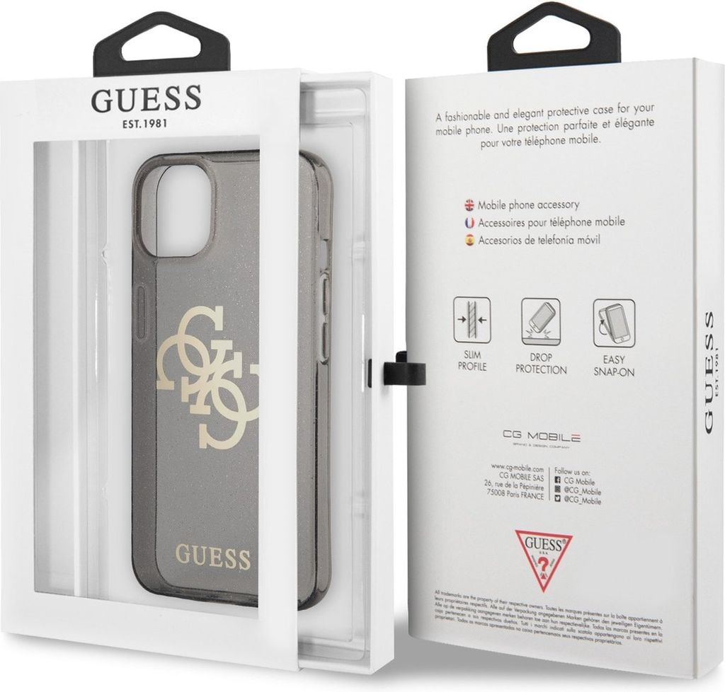 Guess Guhcp13Spcugl4Gbk Iphone 13 Mini 5.4 Černé/Černé Obrázek produktu 