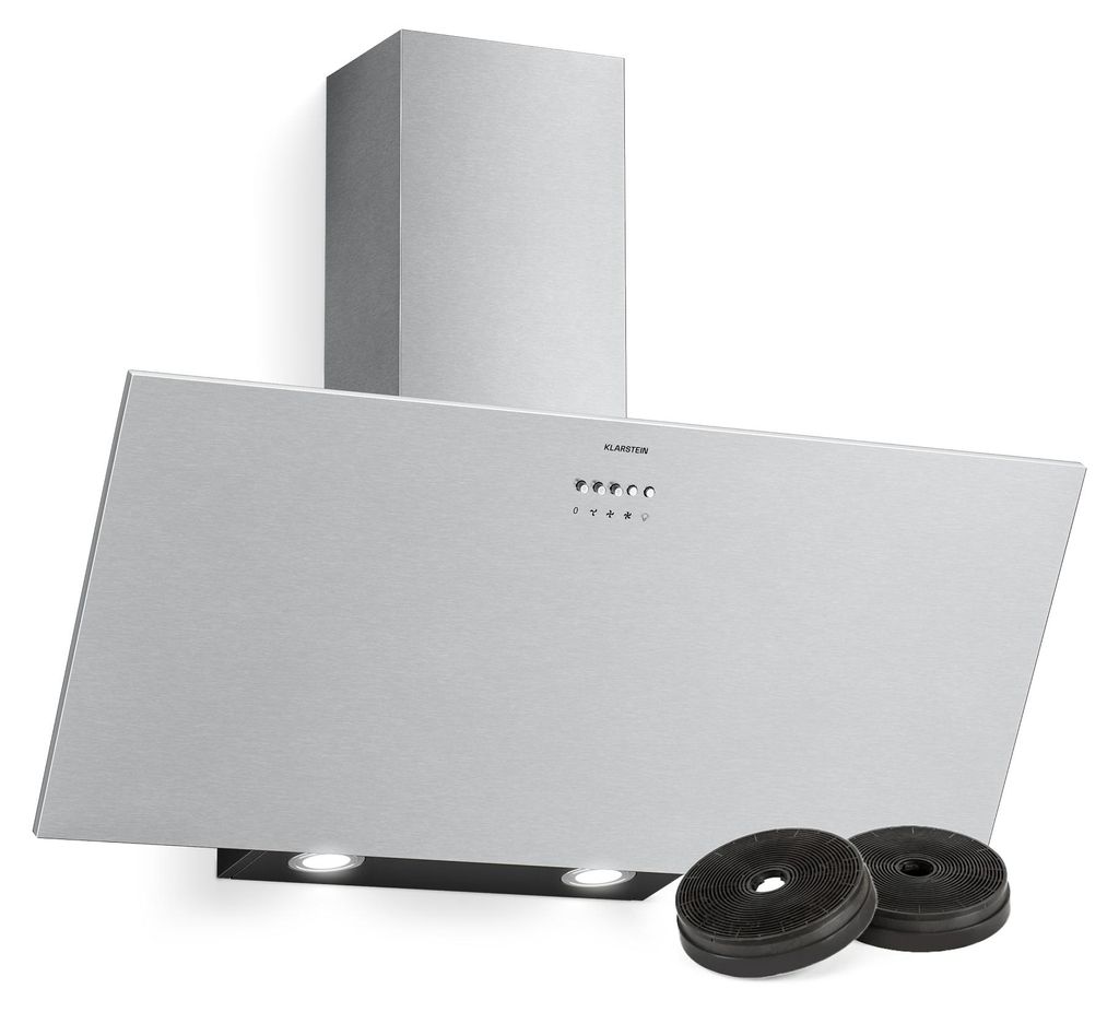 Klarstein Silver Lining 90 cm Kopffrei-Dunstabzugshaube – Produktbild 
