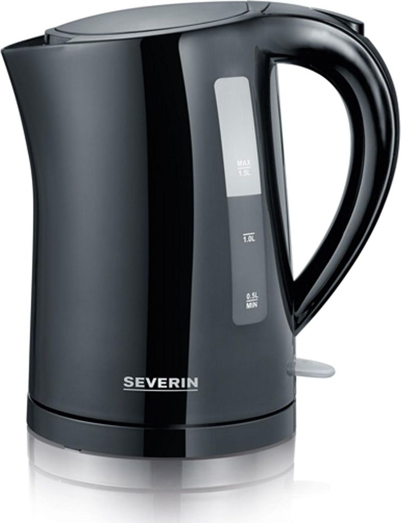 Severin WK 3498, 1,5 L, 2200 W, Čierna, Kov, Plast, Obrázok produktu 