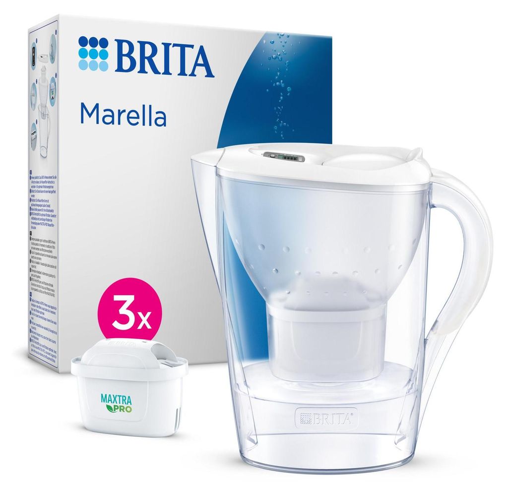 Brita Starterpaket Marella weiß inkl. 3 MX Image du produit 