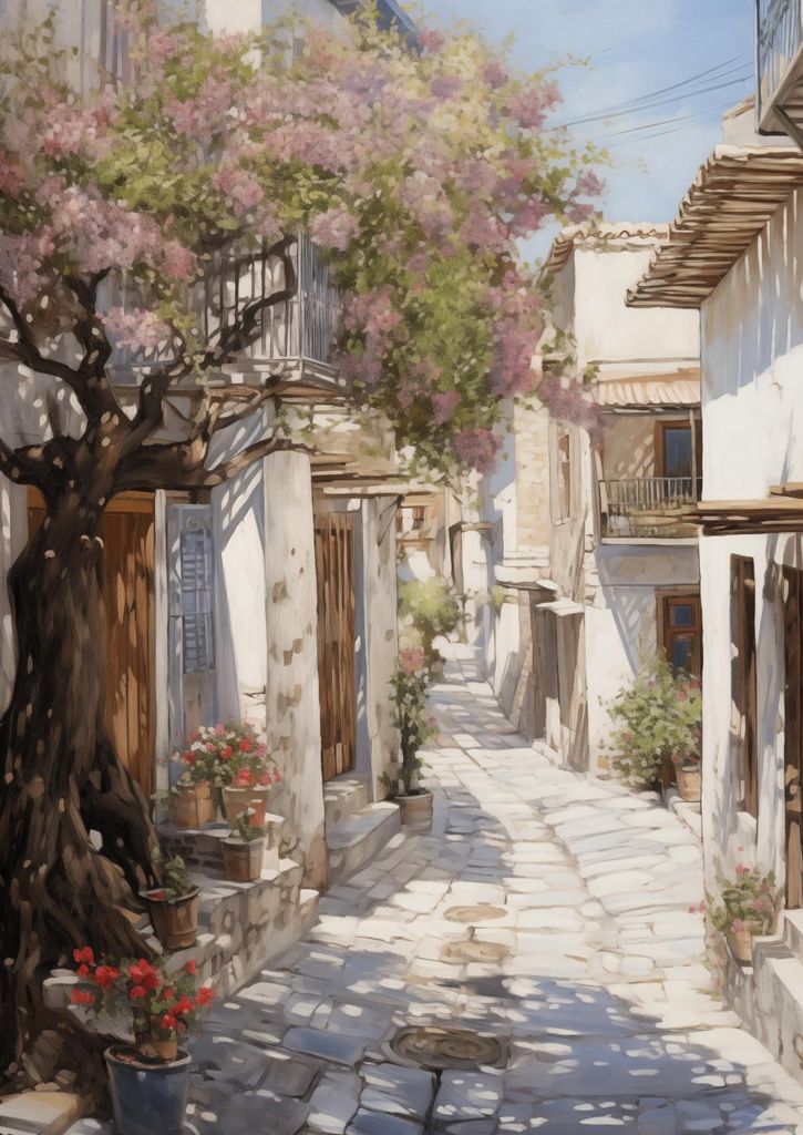 Plakat 29,7x42cm Charme der Altstadt