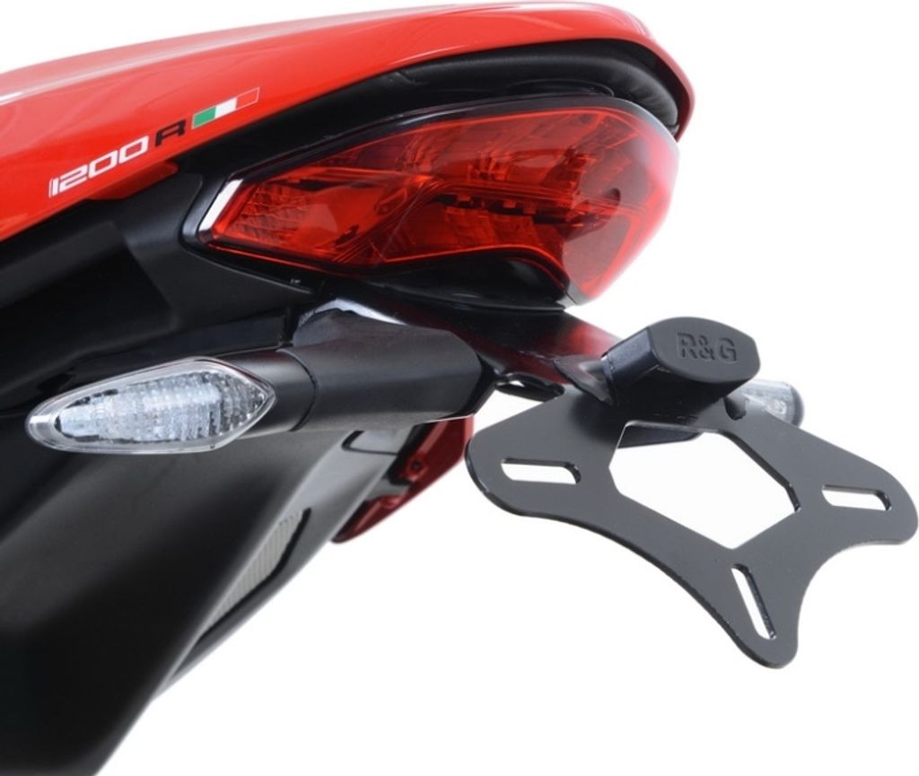 Kennzeichenhalter R&G Racing für Ducati-Motorräder Monster 1200R ,16-, black